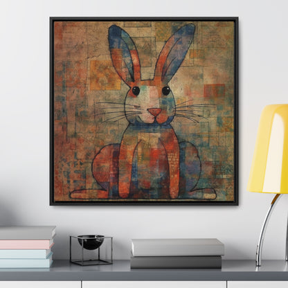 Rabbit 33, Gallery Canvas Wraps, Square Frame