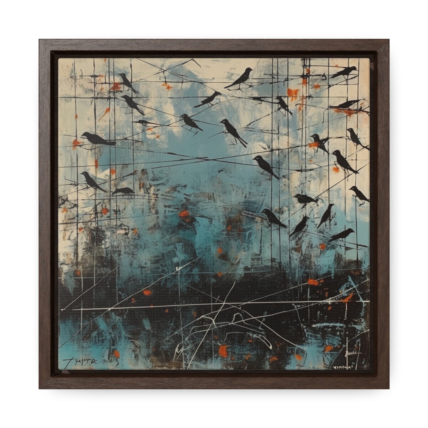 Bird 21, Gallery Canvas Wraps, Square Frame