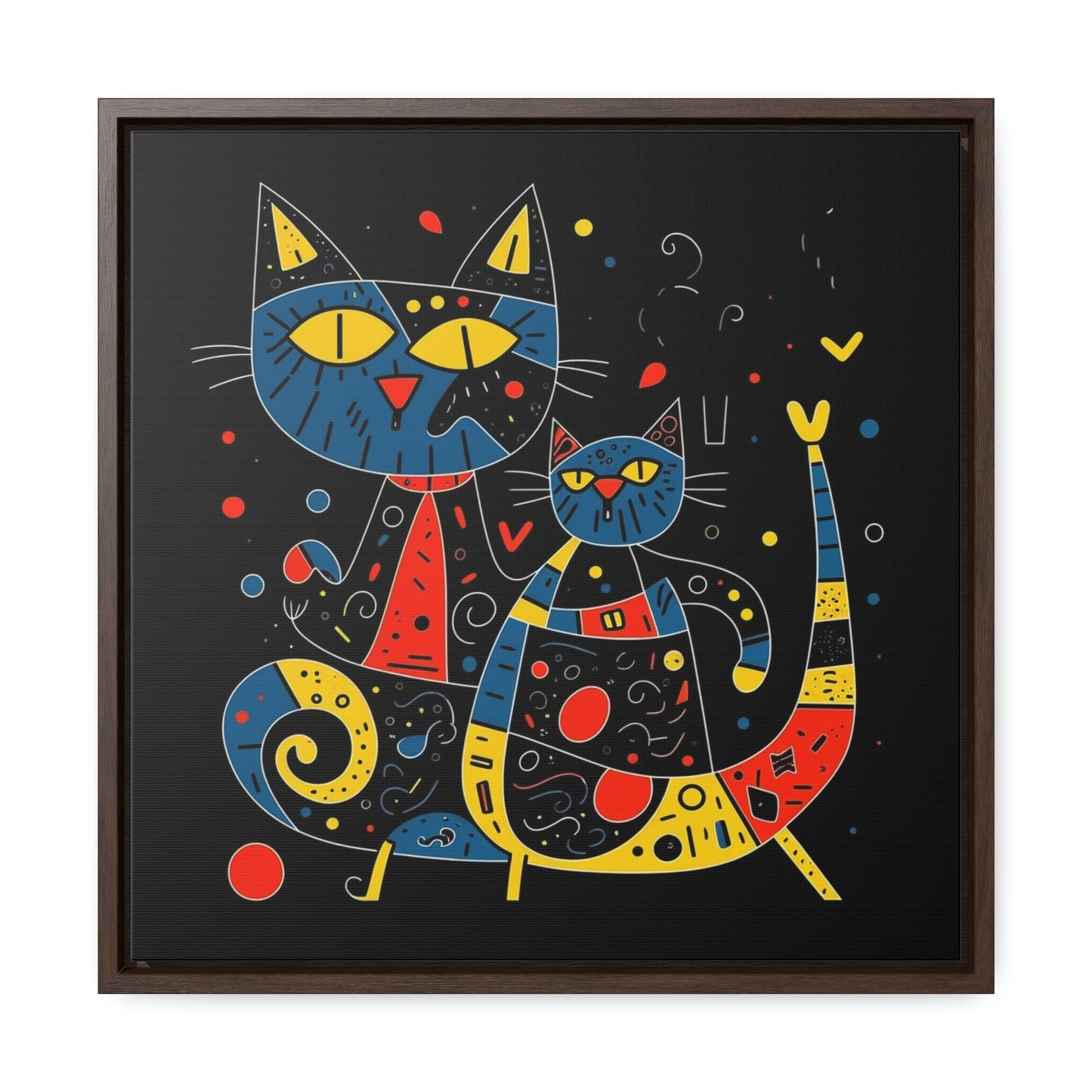 Cat 153, Gallery Canvas Wraps, Square Frame