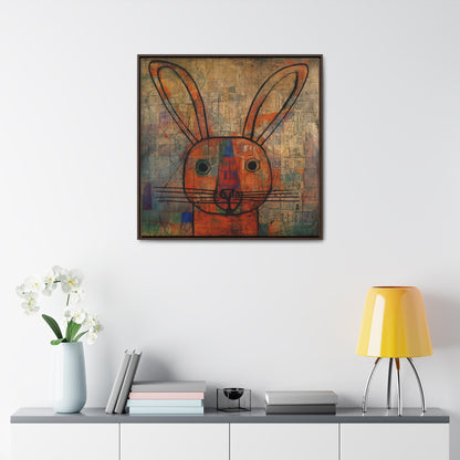 Rabbit 6, Gallery Canvas Wraps, Square Frame