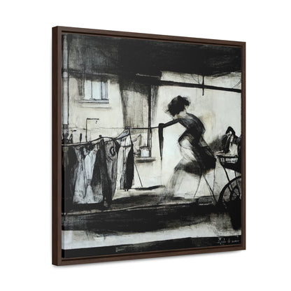 Domestic Memories 16, Valentinii, Gallery Canvas Wraps, Square Frame