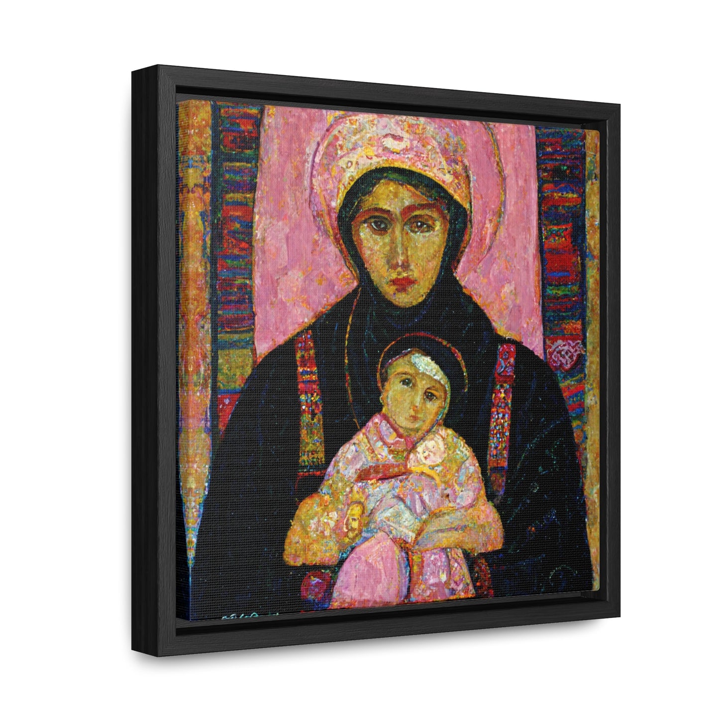 Mary and the Child 29, Valentinii, Gallery Canvas Wraps, Square Frame