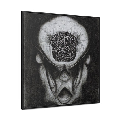 Brain 10, Valentinii, Gallery Canvas Wraps, Square Frame