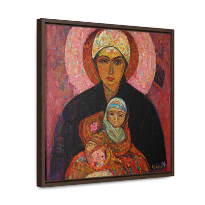 Mary and the Child 7, Valentinii, Gallery Canvas Wraps, Square Frame