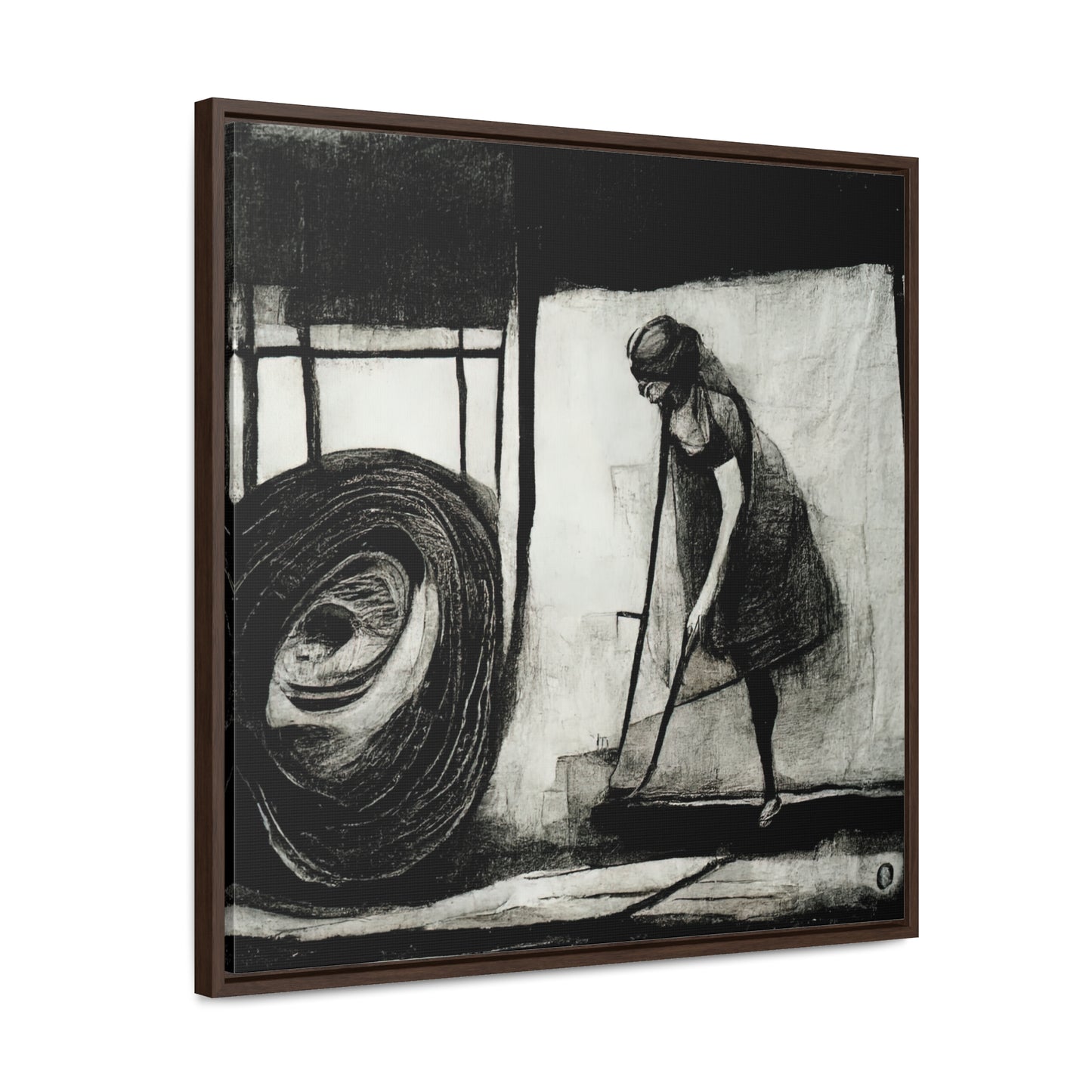 Domestic Memories 42, Valentinii, Gallery Canvas Wraps, Square Frame