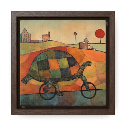 Turtle 5, Gallery Canvas Wraps, Square Frame