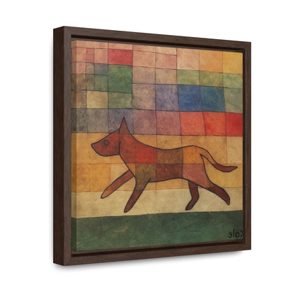 V Dog 4, Gallery Canvas Wraps, Square Frame