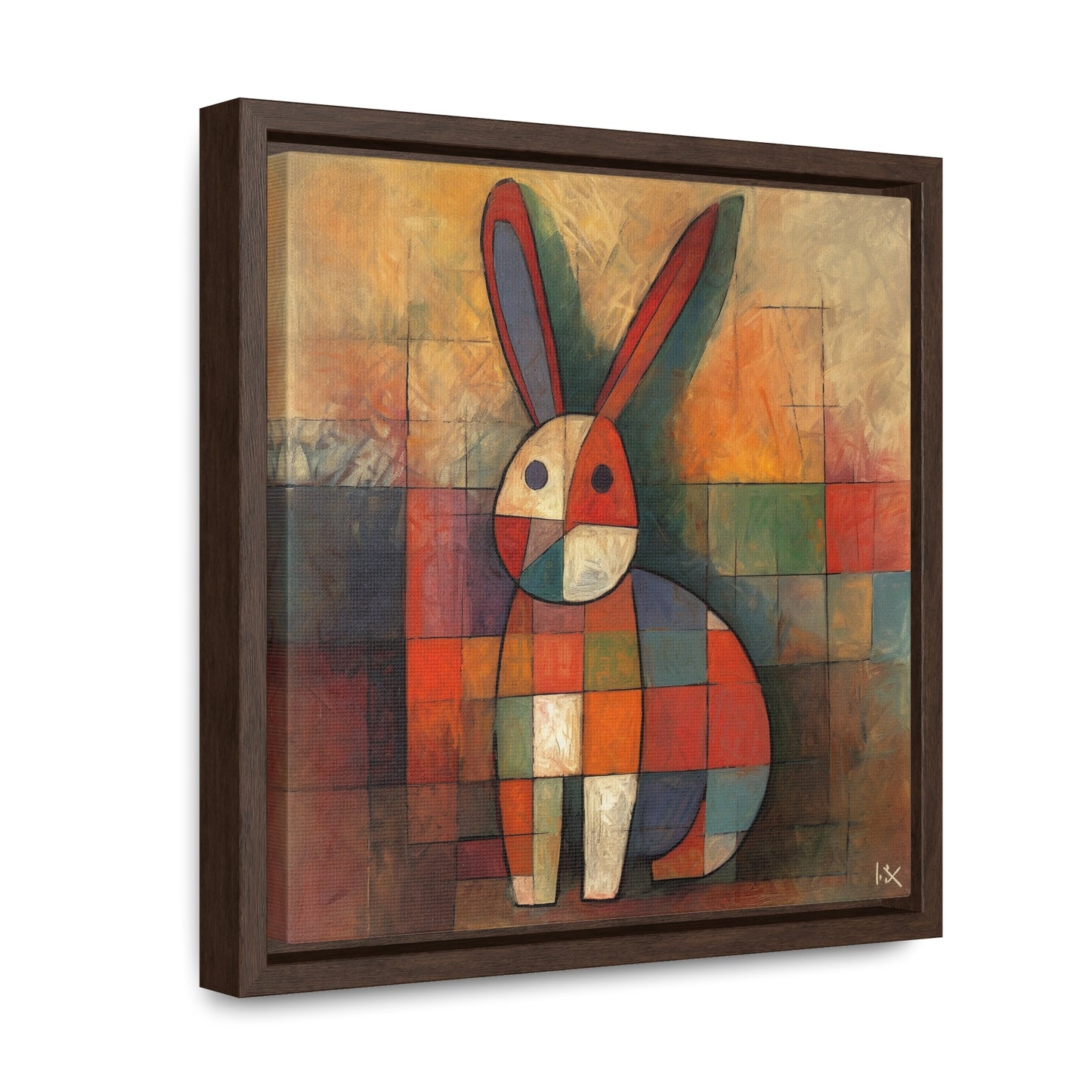 Rabbit 17, Gallery Canvas Wraps, Square Frame