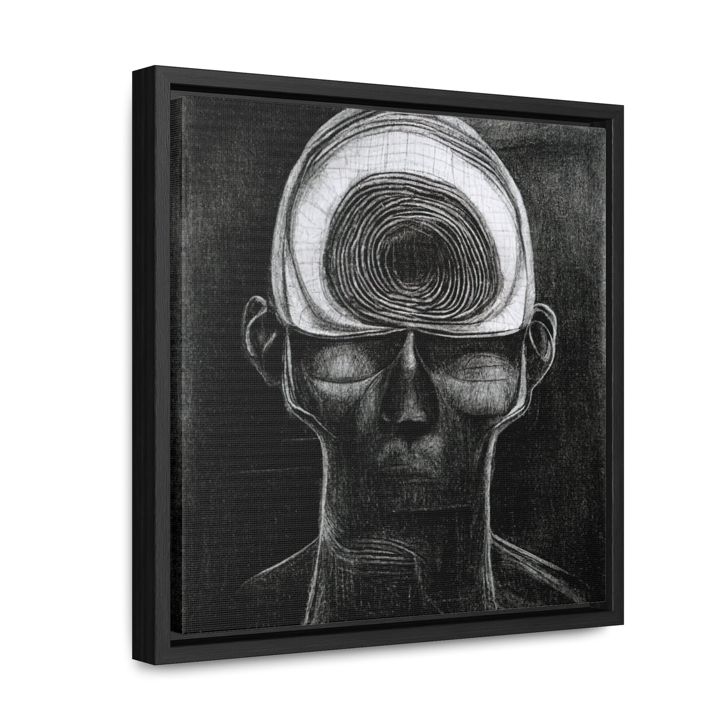 Brain 19, Valentinii, Gallery Canvas Wraps, Square Frame