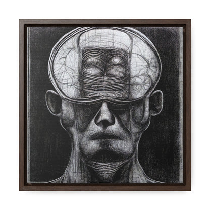 Brain 35, Valentinii, Gallery Canvas Wraps, Square Frame