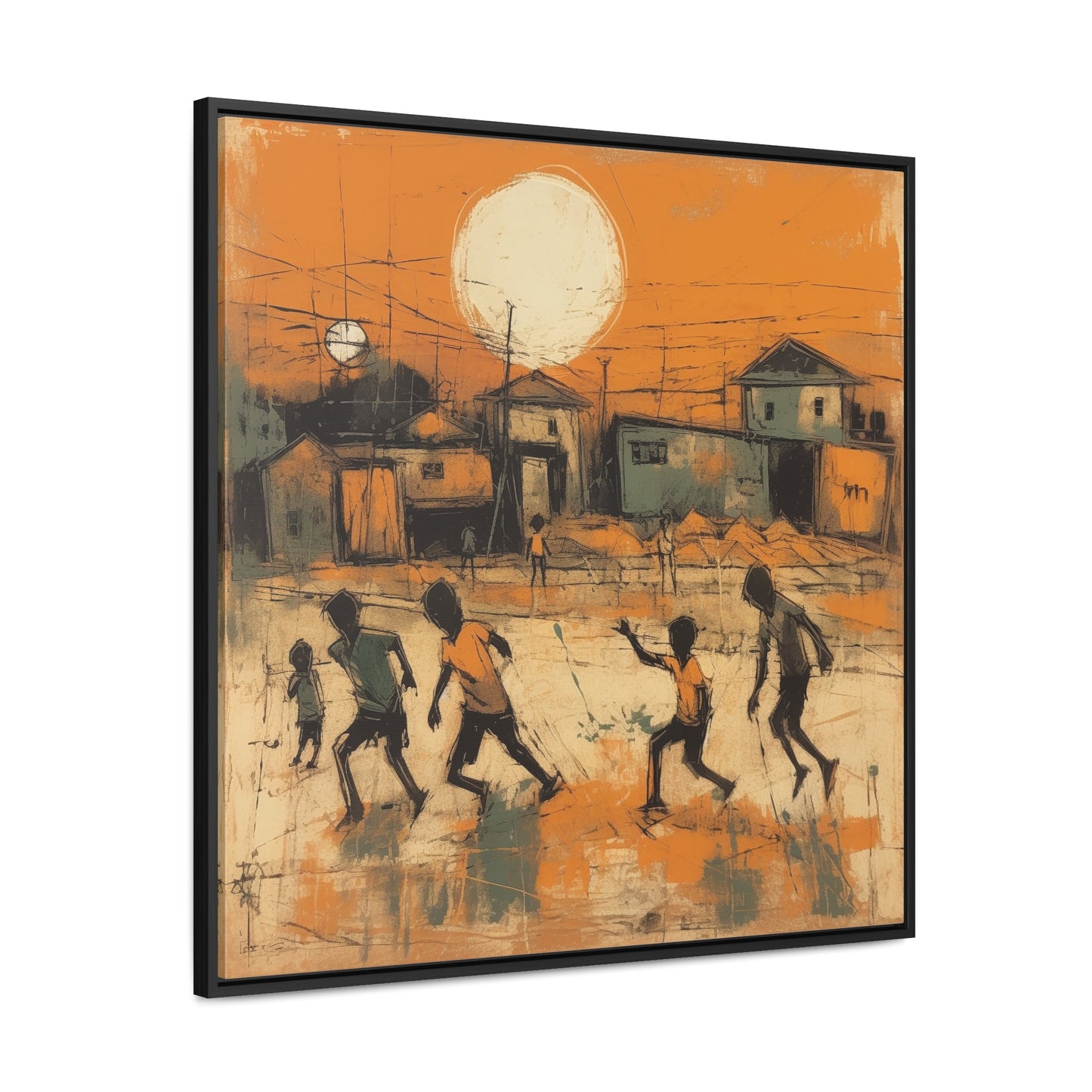 Childhood 37, Gallery Canvas Wraps, Square Frame