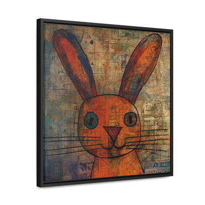 Rabbit 10, Gallery Canvas Wraps, Square Frame