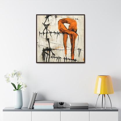 Feet and Drama, Valentinii, Gallery Canvas Wraps, Square Frame