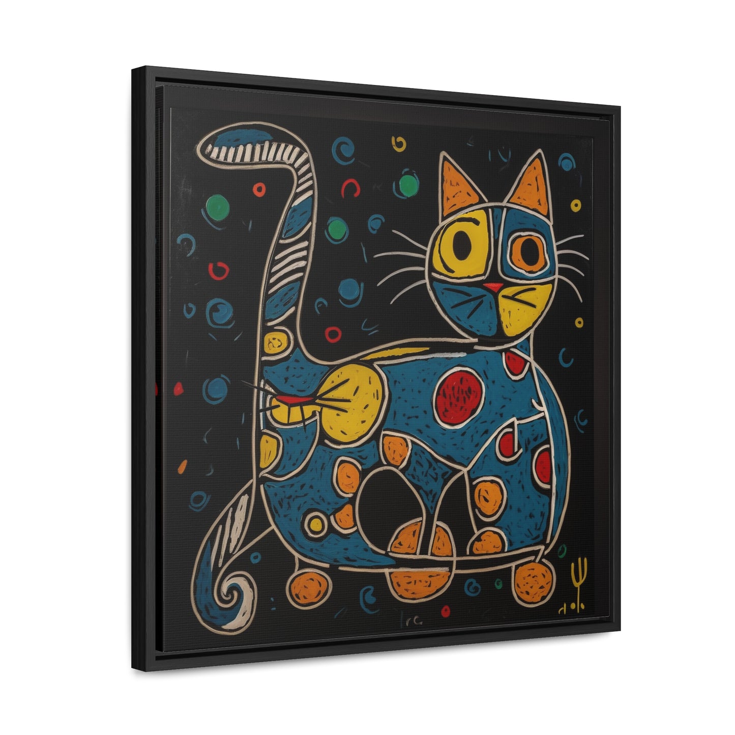 Cat 119, Gallery Canvas Wraps, Square Frame