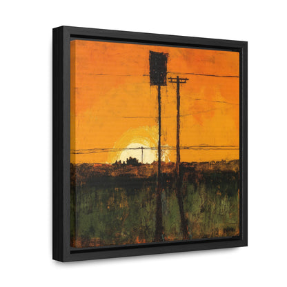 Land of the Sun 84, Valentinii, Gallery Canvas Wraps, Square Frame