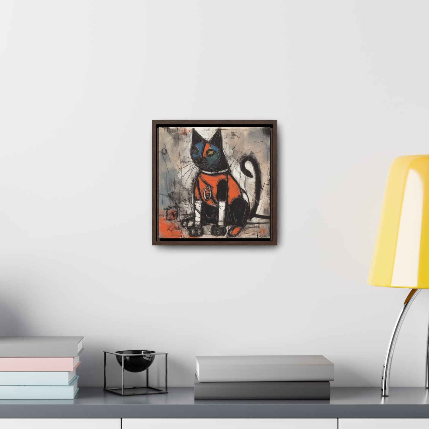 Cat 34, Gallery Canvas Wraps, Square Frame