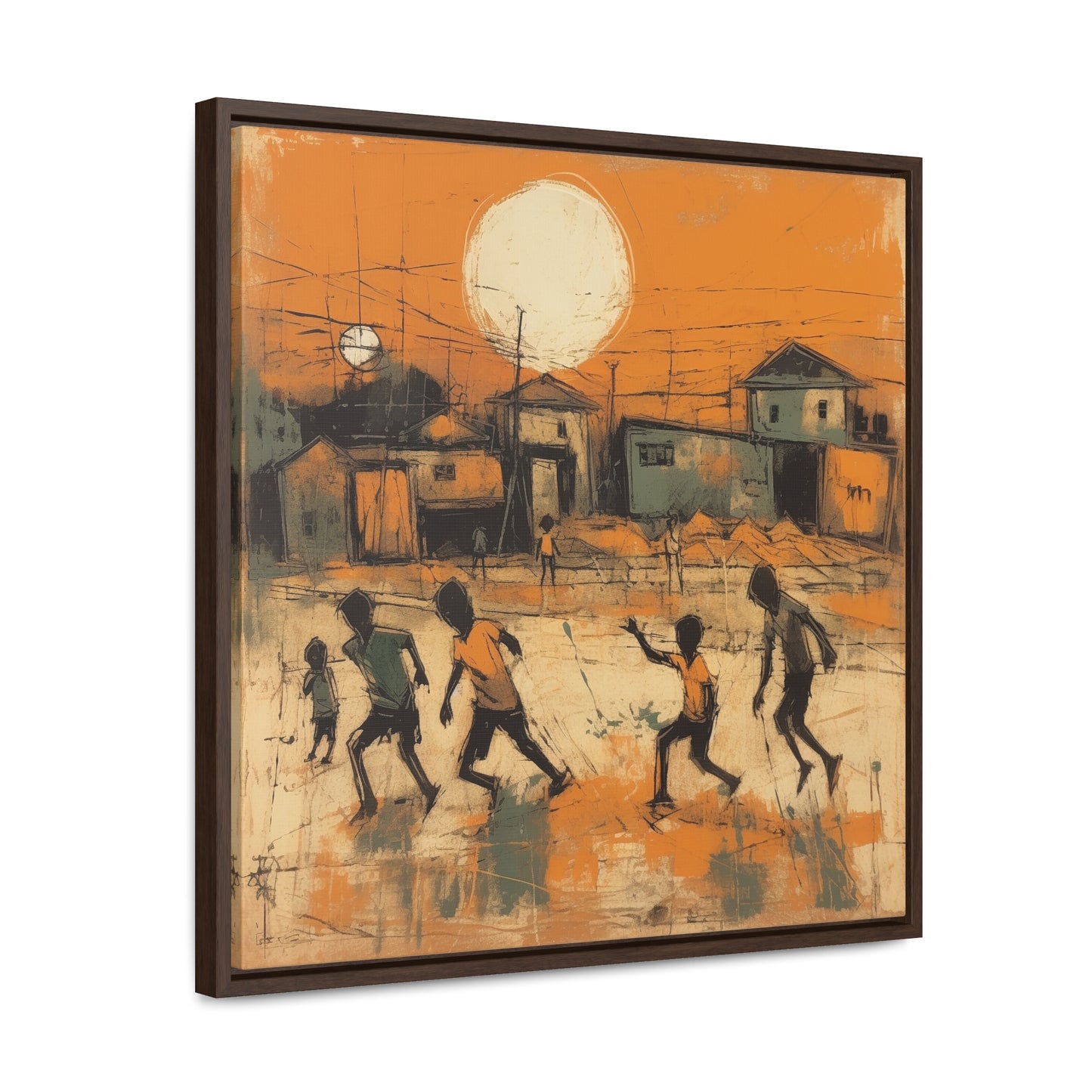 Childhood 37, Gallery Canvas Wraps, Square Frame