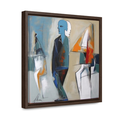 Sad Man 27, Valentinii, Gallery Canvas Wraps, Square Frame