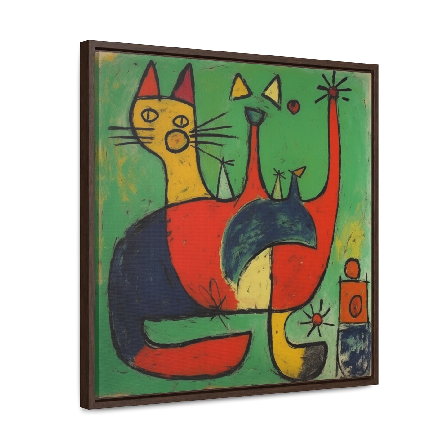 Cat 133, Gallery Canvas Wraps, Square Frame