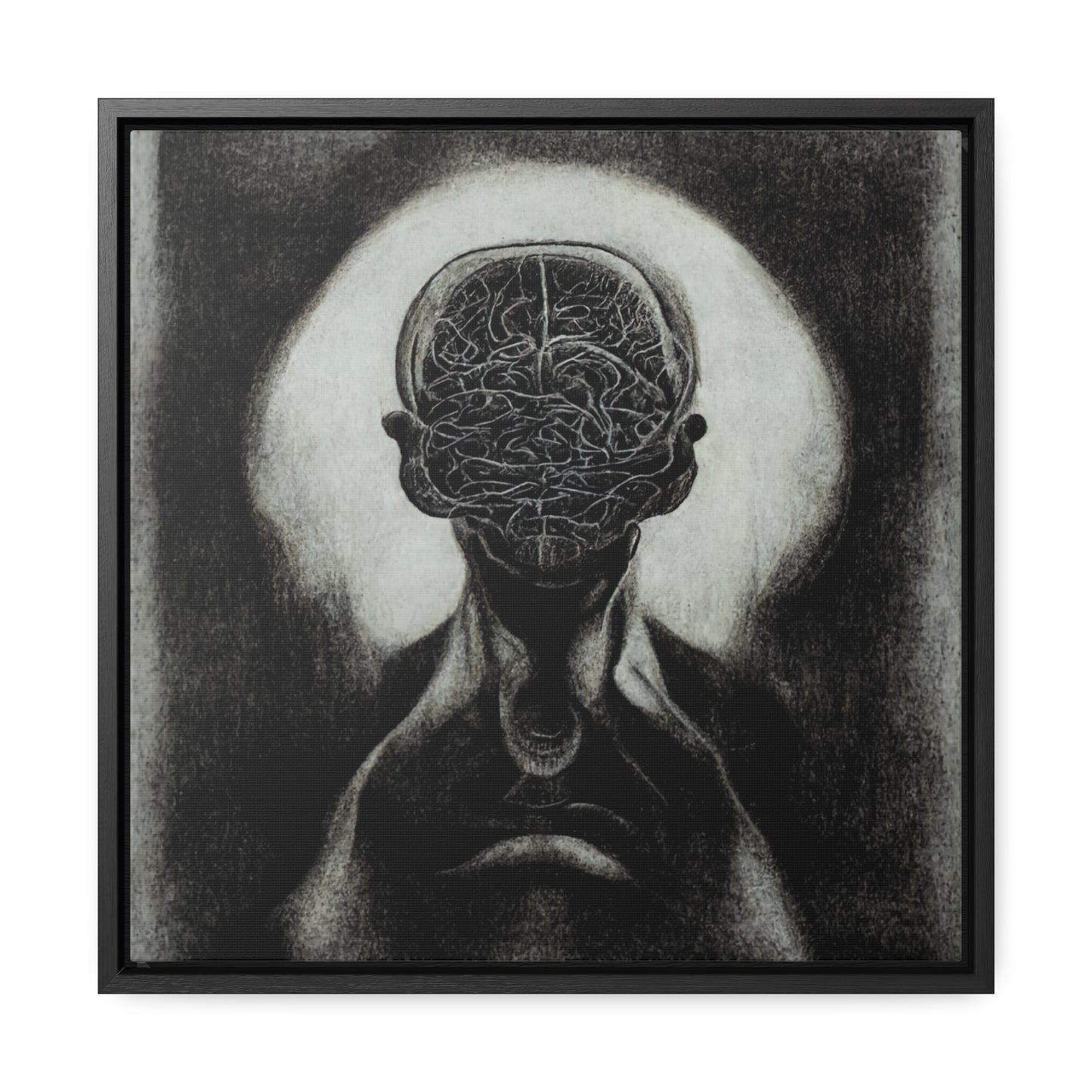 Brain 3, Valentinii, Gallery Canvas Wraps, Square Frame