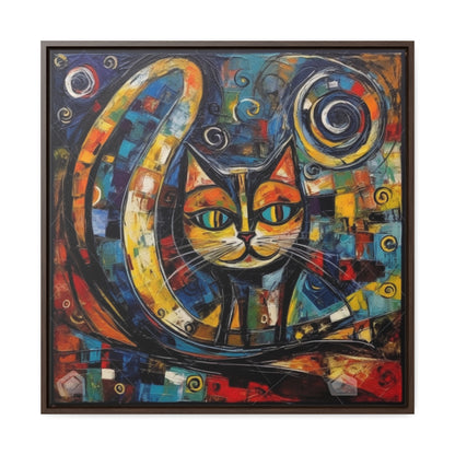 Cat 120, Gallery Canvas Wraps, Square Frame