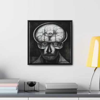 Brain 52, Valentinii, Gallery Canvas Wraps, Square Frame