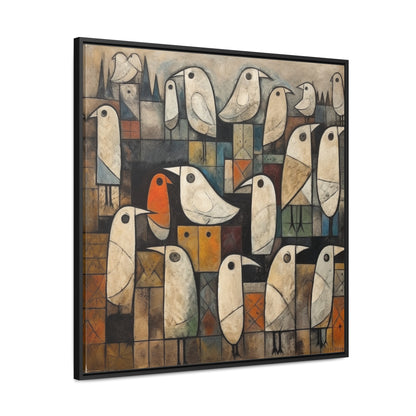 Bird 12, Gallery Canvas Wraps, Square Frame