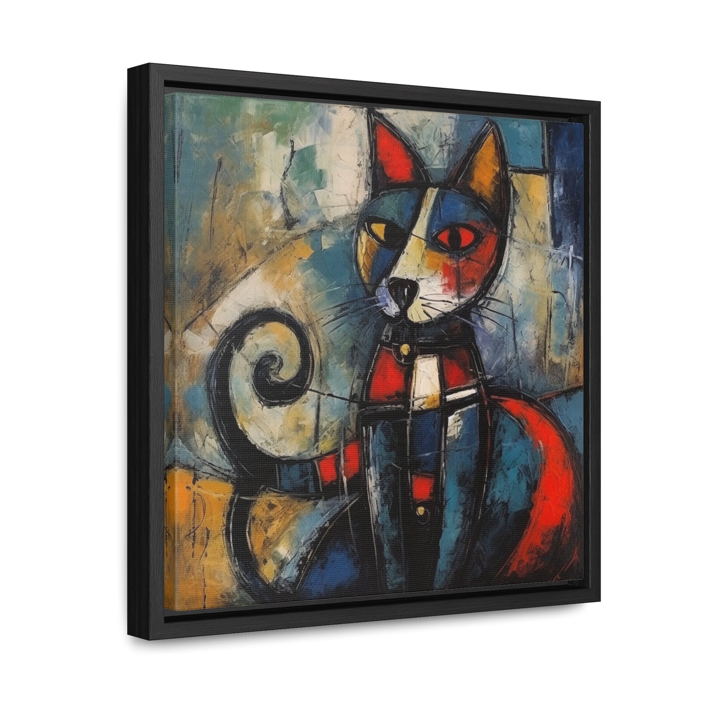 Cat 68, Gallery Canvas Wraps, Square Frame