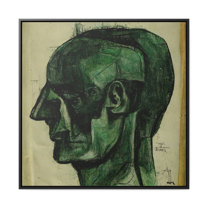 Heads 3, Valentinii, Gallery Canvas Wraps, Square Frame