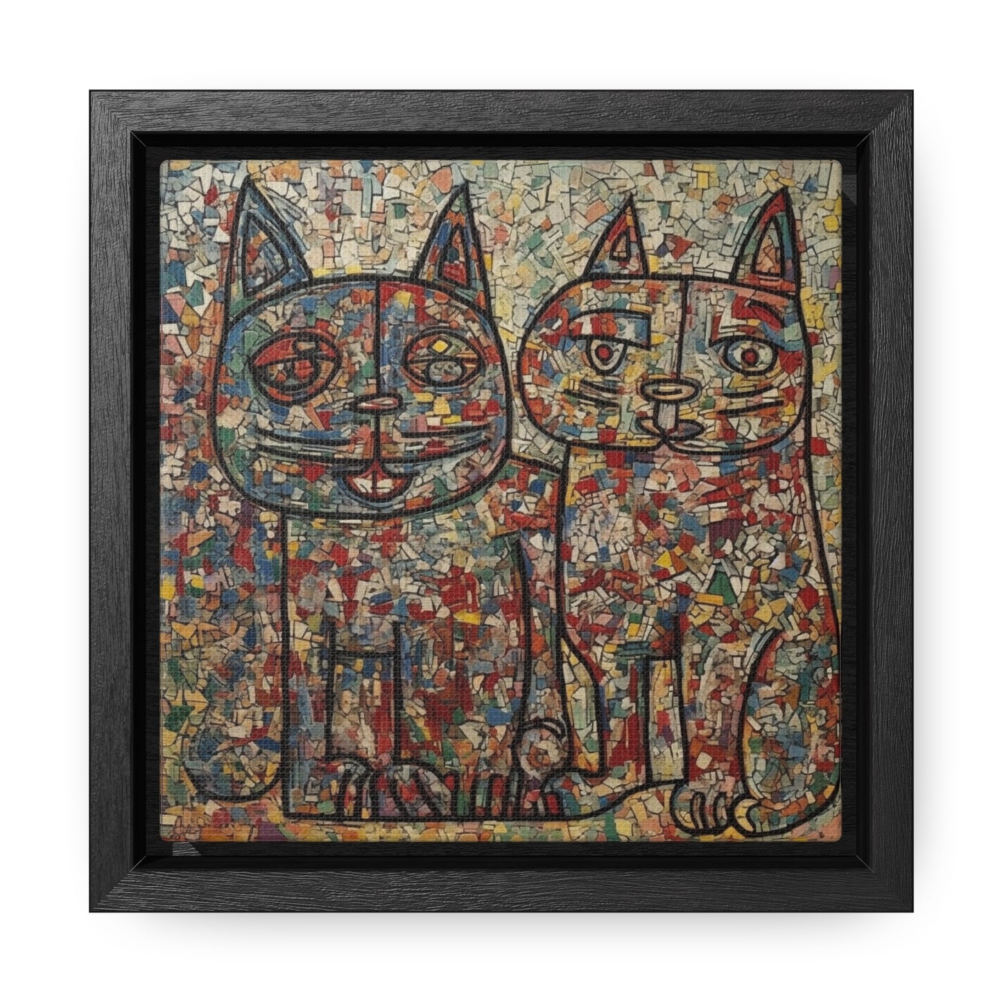 Cat 5, Gallery Canvas Wraps, Square Frame