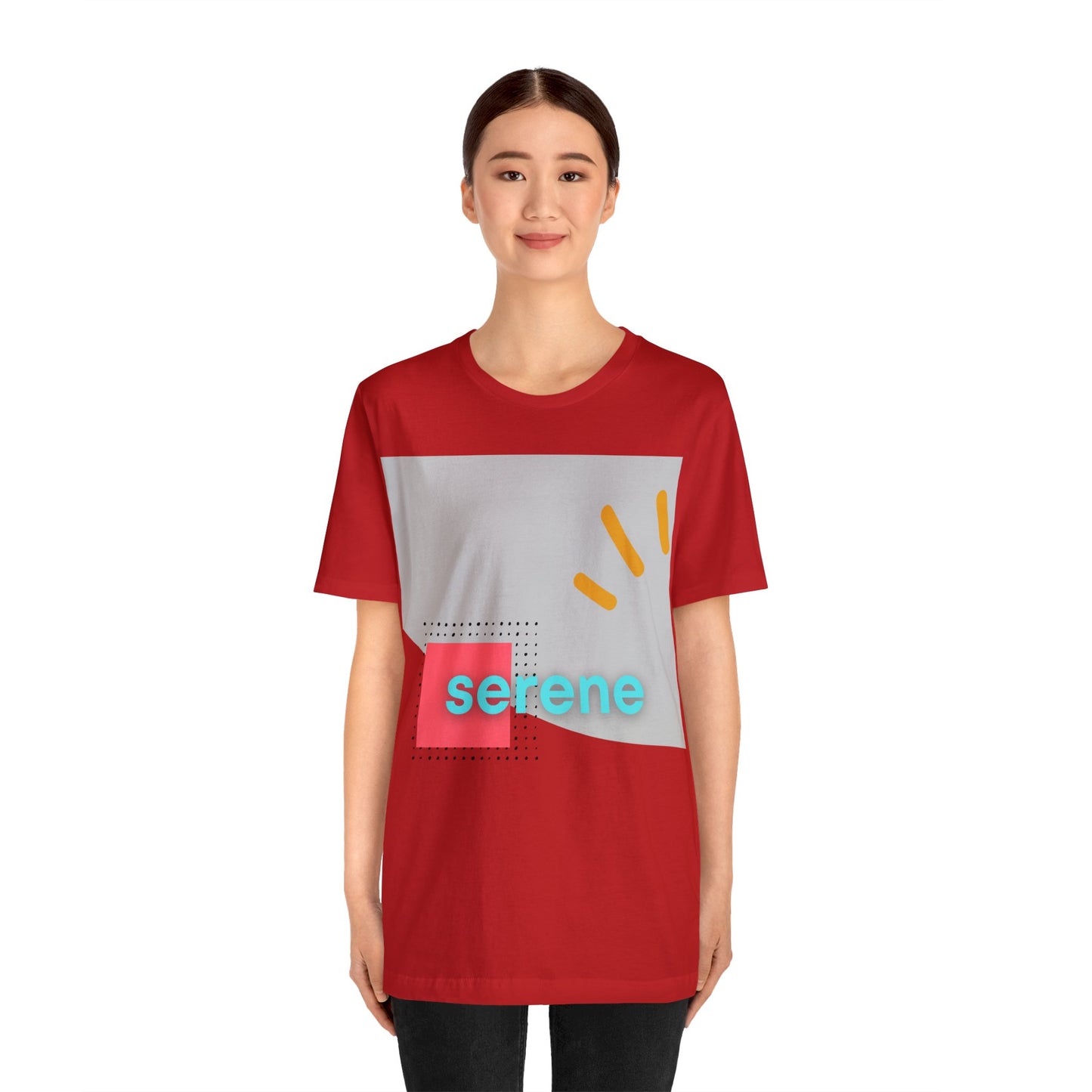 Serene, Unisex Jersey Short Sleeve Tee