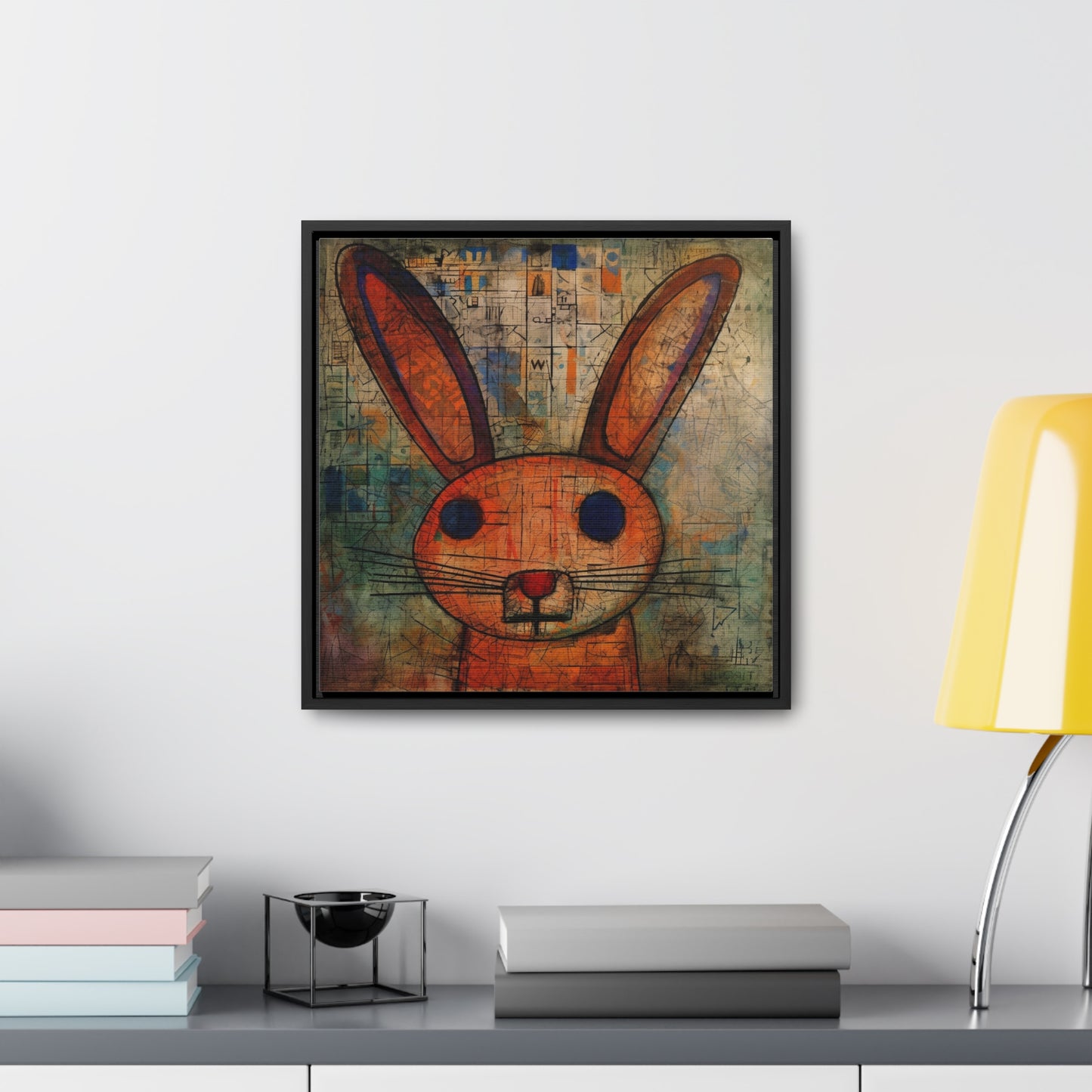 Rabbit, Gallery Canvas Wraps, Square Frame