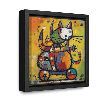 Cat 139, Gallery Canvas Wraps, Square Frame