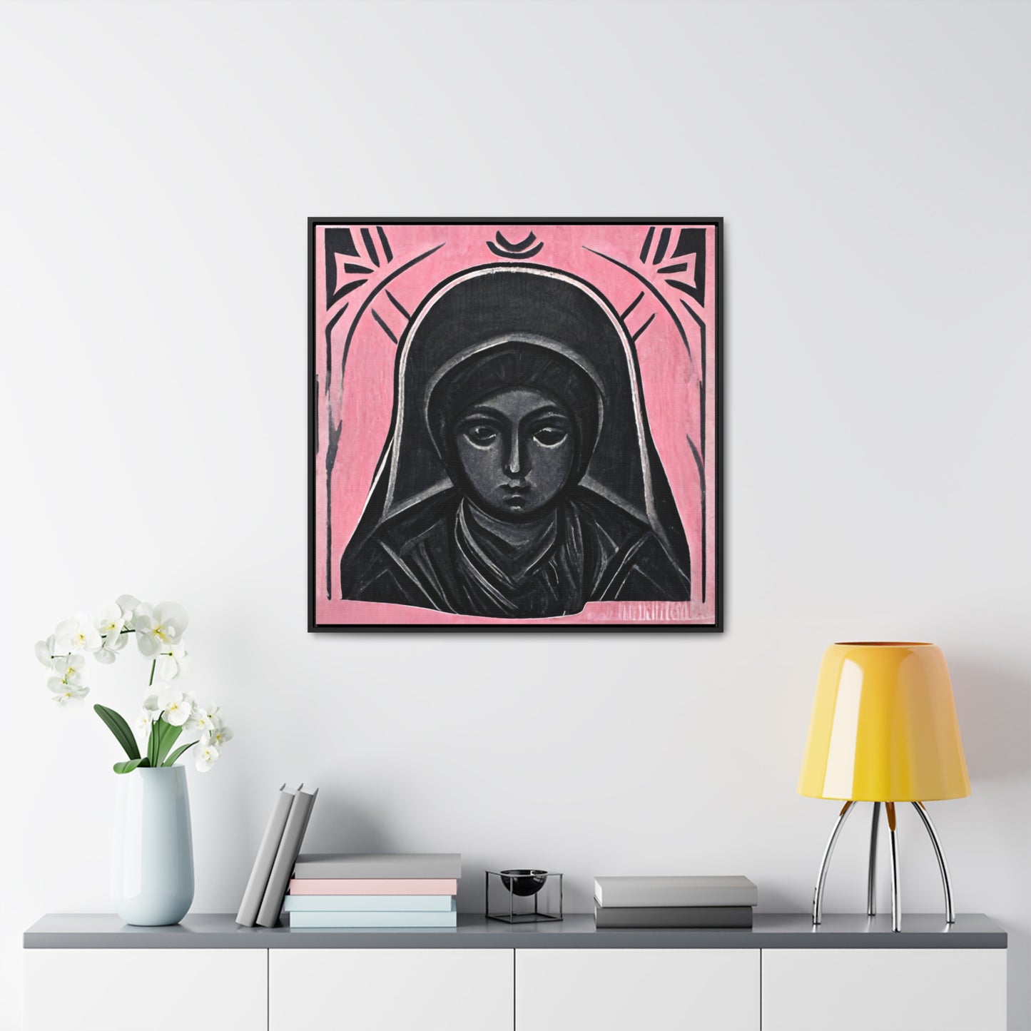 Mary, Valentinii, Gallery Canvas Wraps, Square Frame