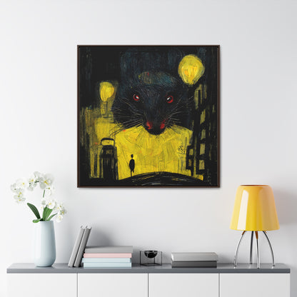 Urban Rat 8, Valentinii, Gallery Canvas Wraps, Square Frame