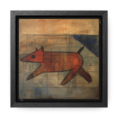 V Dog 12, Gallery Canvas Wraps, Square Frame