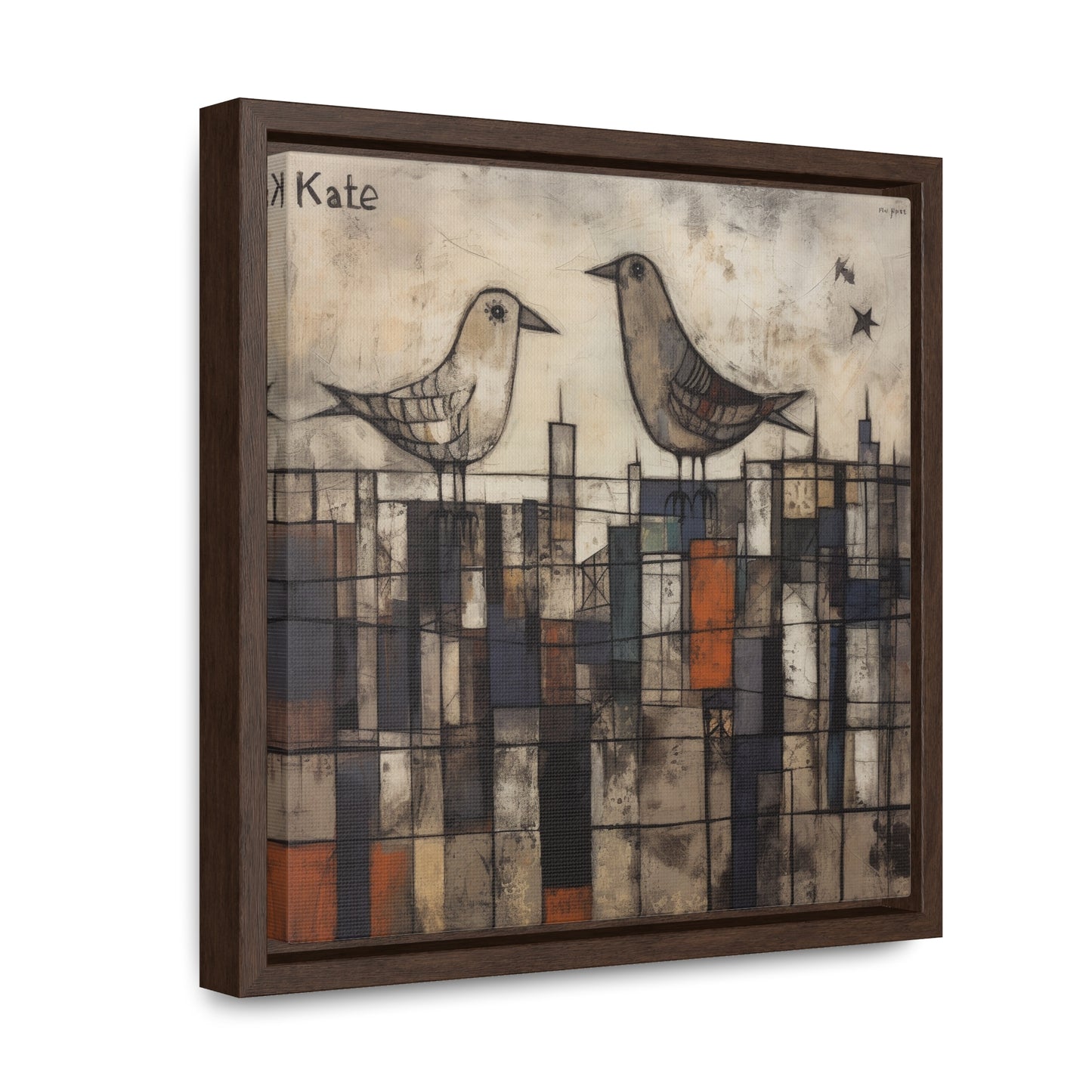 Bird 30, Gallery Canvas Wraps, Square Frame