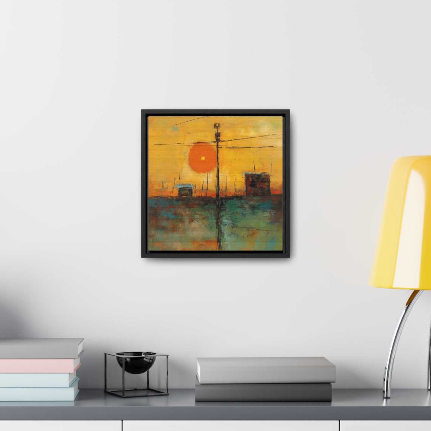 Land of the Sun 58, Valentinii, Gallery Canvas Wraps, Square Frame