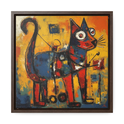 Cat 95, Gallery Canvas Wraps, Square Frame