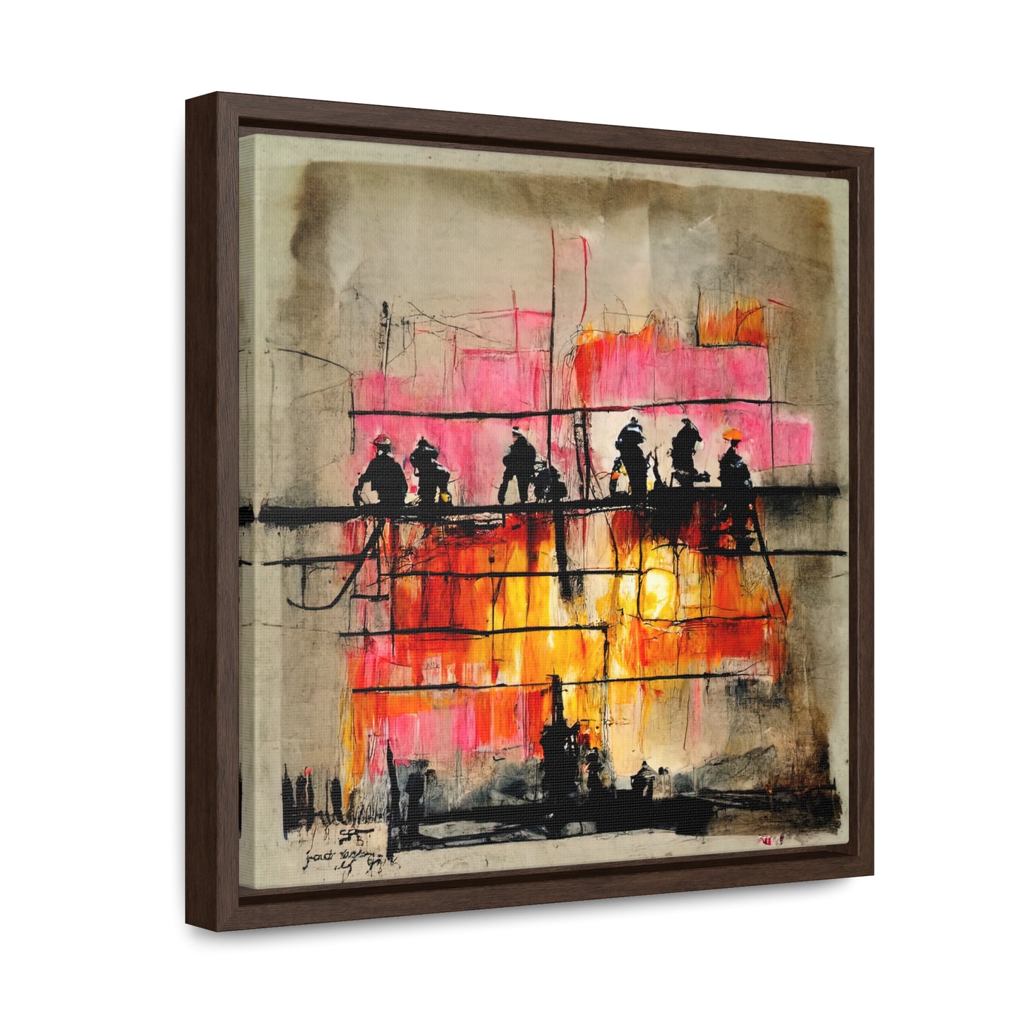 Land of the Sun 3, Valentinii, Gallery Canvas Wraps, Square Frame