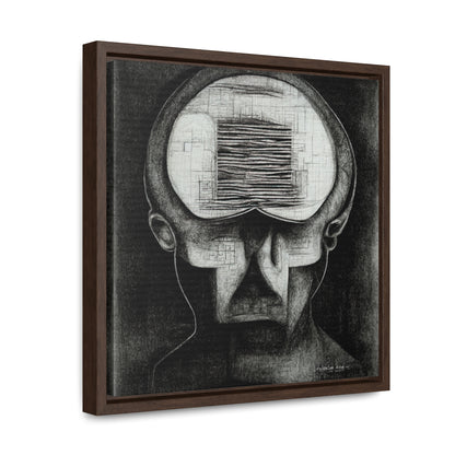 Brain 58, Valentinii, Gallery Canvas Wraps, Square Frame