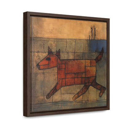 V Dog 9, Gallery Canvas Wraps, Square Frame