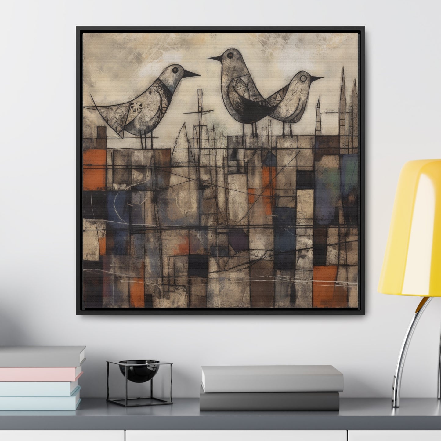 Bird 33, Gallery Canvas Wraps, Square Frame