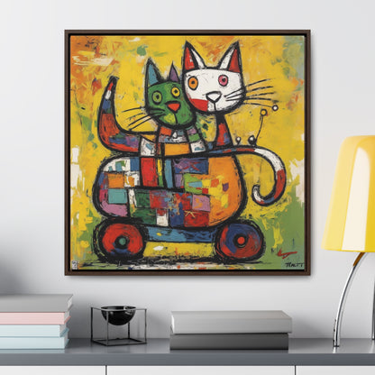 Cat 155, Gallery Canvas Wraps, Square Frame