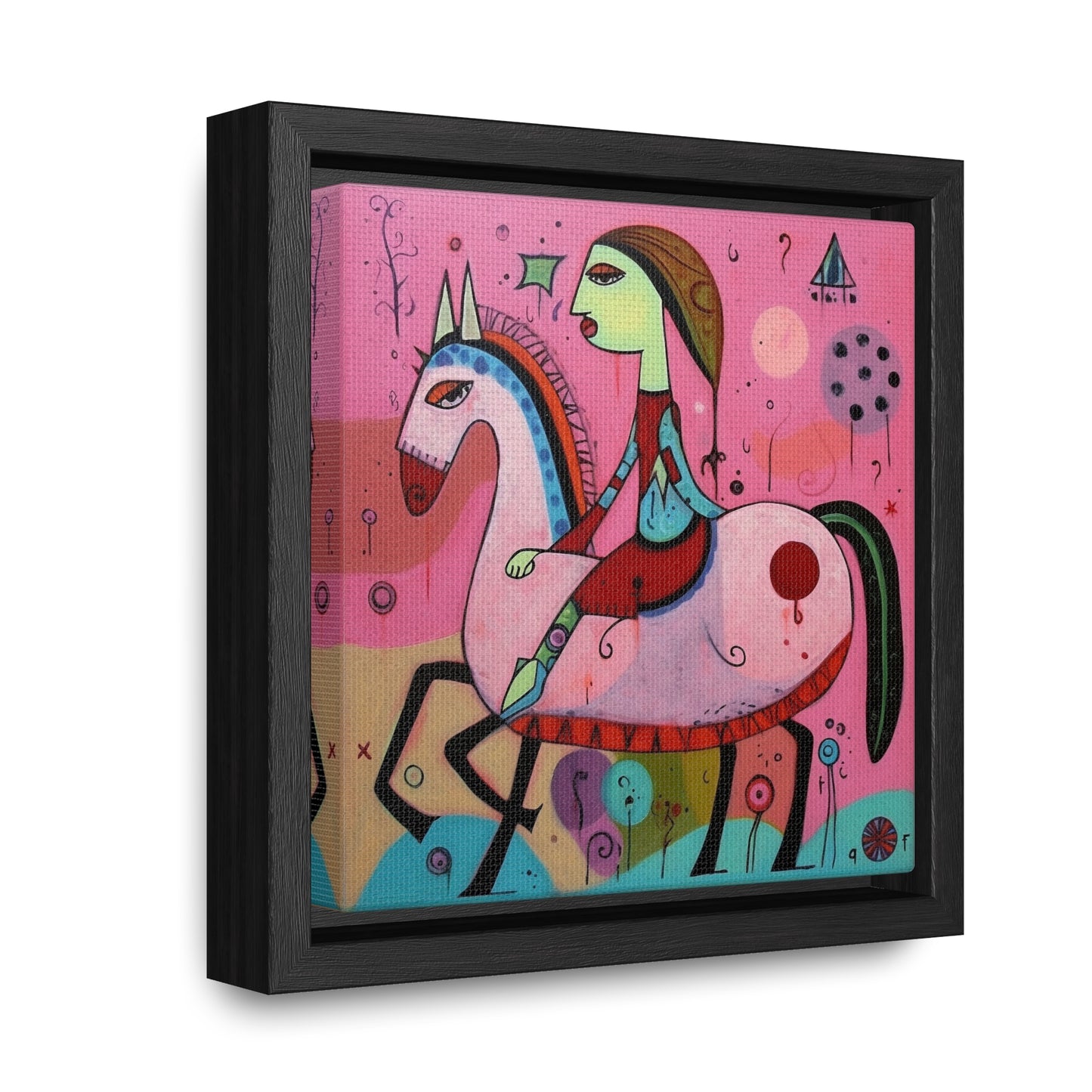 The Dreams of the Child 9, Gallery Canvas Wraps, Square Frame