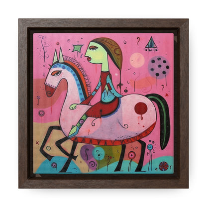 The Dreams of the Child 9, Gallery Canvas Wraps, Square Frame