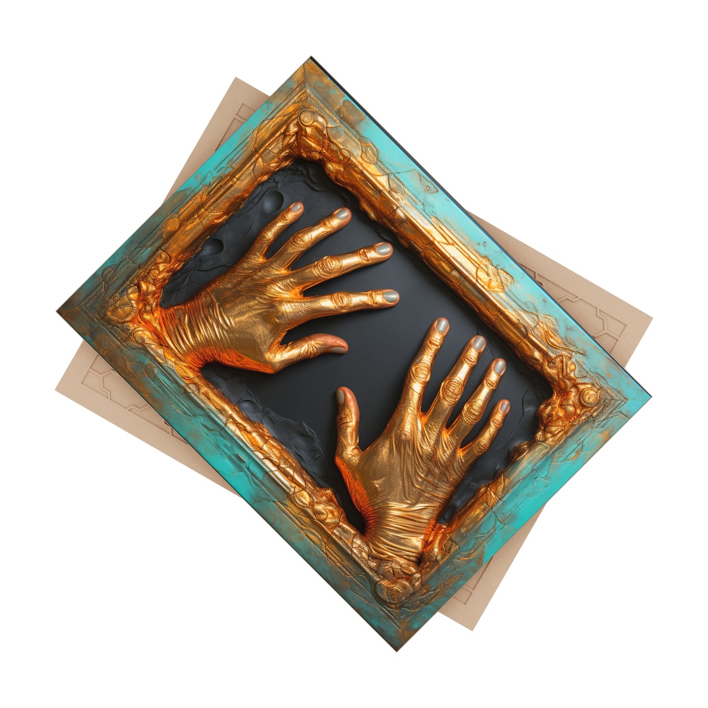 Hands 154, Ceramic Photo Tile