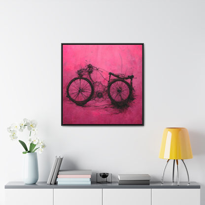 Bicycle 2, Valentinii, Gallery Canvas Wraps, Square Frame