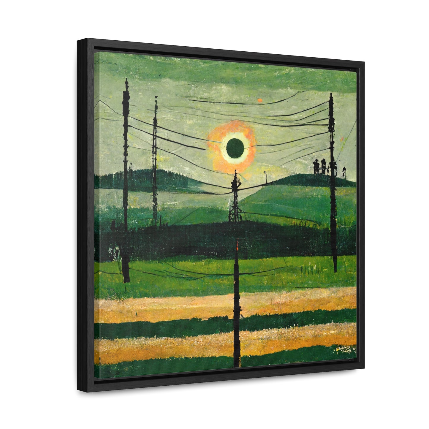 Land of the Sun 32, Valentinii, Gallery Canvas Wraps, Square Frame