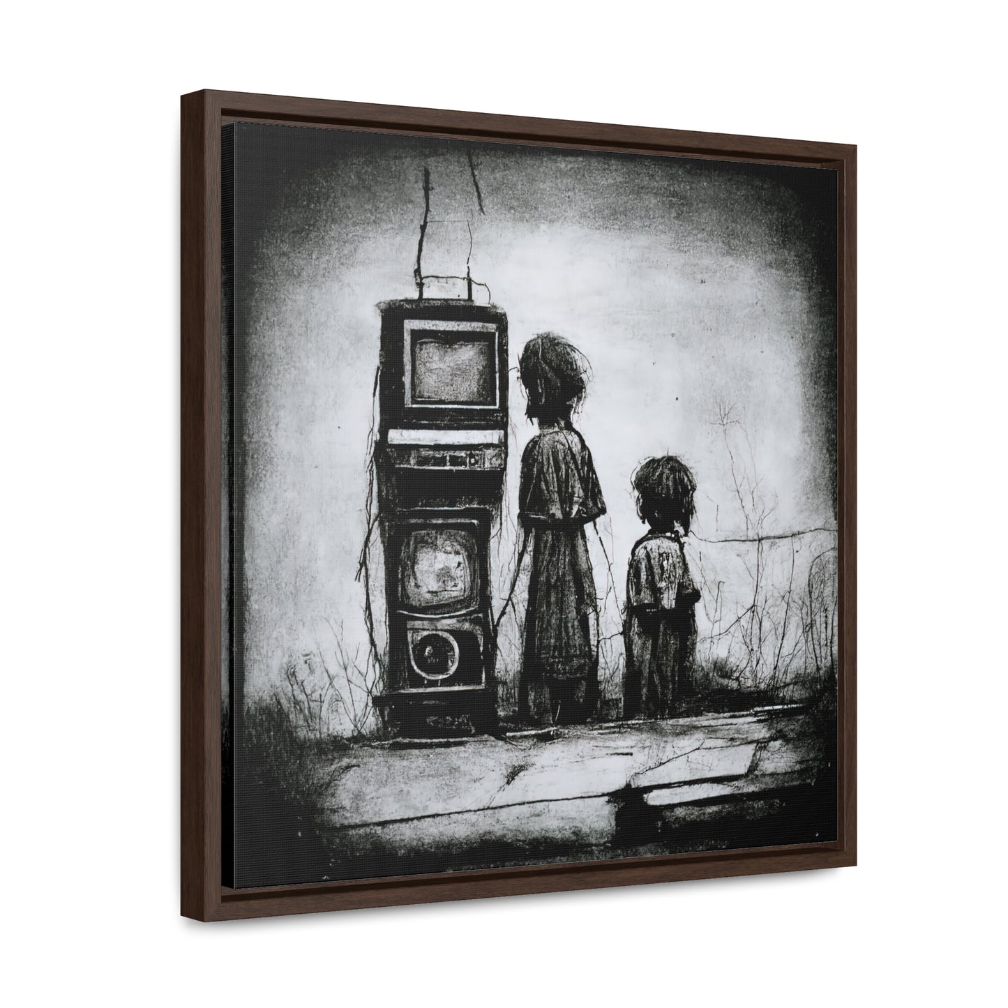 Childhood Wave 5, Valentinii, Gallery Canvas Wraps, Square Frame